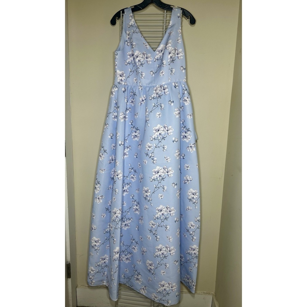Sachin & Babi Ella V-Neck Floral Gown 🌸 NWT Sz 2